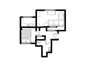 Pronájem bytu 2+kk, Praha - Vršovice, Bulharská, 31 m2