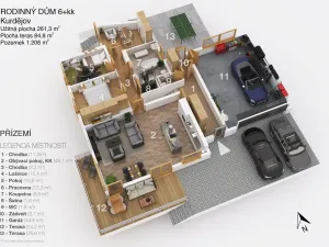 Prodej rodinného domu, Kurdějov, 261 m2