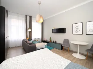 Pronájem bytu 1+1, Praha - Vršovice, Moskevská, 36 m2