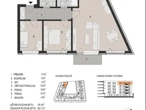 Prodej bytu 3+kk, Plzeň - Východní Předměstí, Šumavská, 83 m2