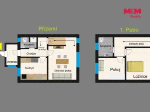 Prodej rodinného domu, Zruč nad Sázavou, Polní, 66 m2