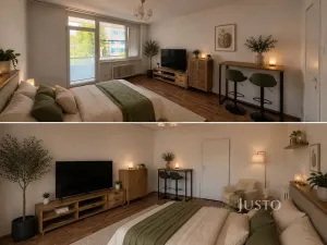 Pronájem bytu 1+kk, Liberec - Liberec XIV-Ruprechtice, Ostravská, 29 m2