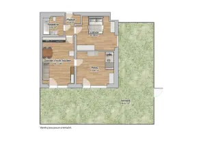 Pronájem bytu 3+kk, Plzeň, Křimická, 62 m2