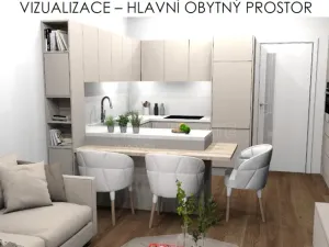 Pronájem bytu 2+kk, Brno, Komárovská, 52 m2