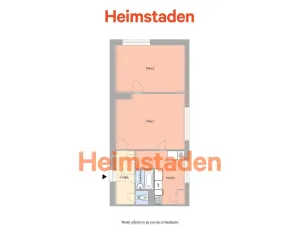 Pronájem bytu 2+1, Havířov - Město, Mladé Gardy, 49 m2