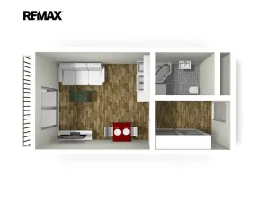 Pronájem bytu 1+kk, Plzeň, Sladová, 26 m2