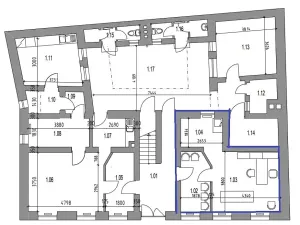 Pronájem ordinace, Brno, Kopečná, 29 m2