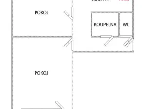 Prodej bytu 2+1, Karviná - Ráj, Olbrachtova, 54 m2