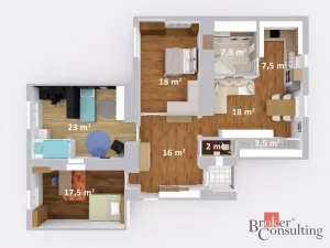 Prodej bytu 4+kk, Brno - Veveří, Tučkova, 112 m2