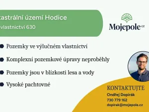 Prodej pole, Hodice, 12715 m2