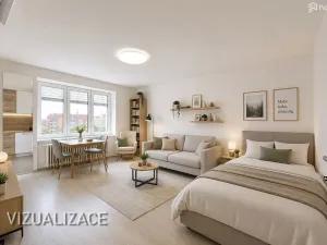 Prodej bytu 1+kk, Brno, Křídlovická, 35 m2