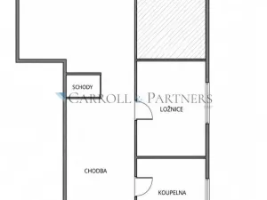 Pronájem bytu 2+kk, Ostrava - Moravská Ostrava, Partyzánské náměstí, 69 m2