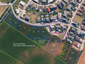 Prodej pozemku pro bydlení, Hrušovany u Brna, Pod Střediskem, 820 m2