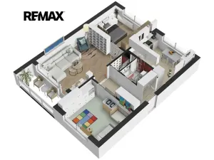 Pronájem bytu 3+1, Cvikov, Sídliště, 73 m2