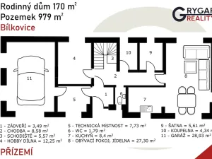 Prodej rodinného domu, Bílkovice, 170 m2
