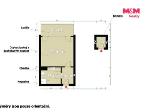 Pronájem bytu 1+kk, Plzeň, Měděná, 41 m2