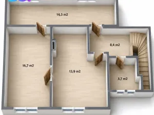 Prodej rodinného domu, Hošťálková, 100 m2