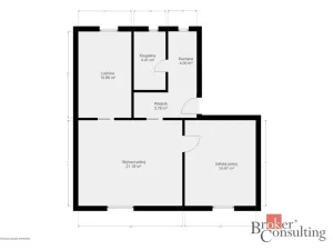 Pronájem bytu 3+1, Stříbro, Západní Předměstí, 58 m2