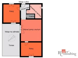 Prodej rodinného domu, Vnorovy, Průhonek, 72 m2