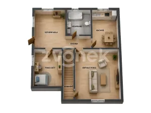 Prodej rodinného domu, Zlín, Lesní, 125 m2