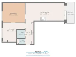Prodej bytu 2+1, Znojmo, Palackého, 54 m2