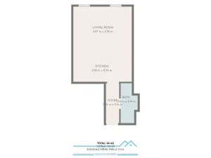 Pronájem bytu 1+kk, Znojmo, Mariánské náměstí, 34 m2