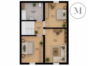 Prodej bytu 5+kk, Třeboň, 108 m2