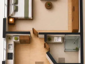 Prodej bytu 1+kk, Praha - Holešovice, U parního mlýna, 30 m2