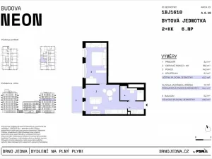 Prodej bytu 2+kk, Brno, Plynárenská, 43 m2