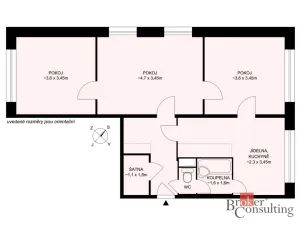 Prodej bytu 3+1, Volary, Sídl. Míru, 65 m2