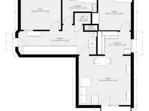 Pronájem bytu 3+kk, Brno, Podbělová, 66 m2