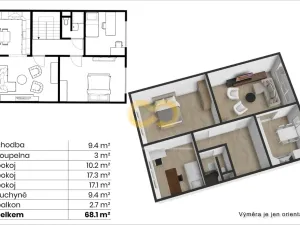 Prodej rodinného domu, Albrechtice nad Vltavou, 135 m2