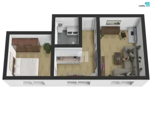 Pronájem bytu 2+kk, Trutnov - Střední Předměstí, Lnářská, 46 m2