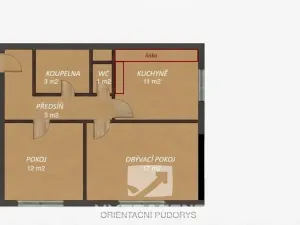 Prodej bytu 2+1, Praha, Na padesátém, 59 m2