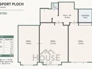 Prodej bytu 3+1, Praha - Vinohrady, Na Folimance, 80 m2