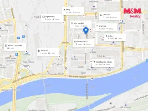 Pronájem bytu 1+kk, Praha - Holešovice, Stupkova, 31 m2