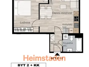 Pronájem bytu 2+kk, Ostrava - Poruba, Porubská, 41 m2