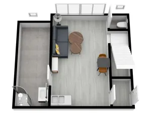 Pronájem bytu 1+kk, Praha - Holešovice, U Uranie, 82 m2