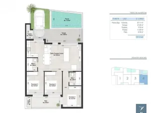 Prodej rodinného domu, San Pedro del Pinatar, Murcia, Španělsko, 87 m2