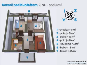Prodej rodinného domu, Rozseč nad Kunštátem, 94 m2