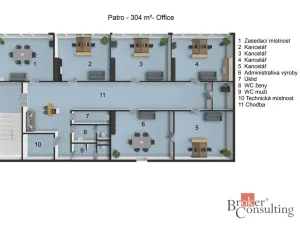Pronájem výrobních prostor, Uherský Brod, Nivnická, 2850 m2