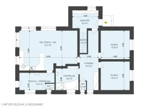 Prodej rodinného domu, Nechanice - Suchá, 204 m2