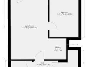 Pronájem bytu 2+kk, Praha - Střížkov, Jablonecká, 47 m2