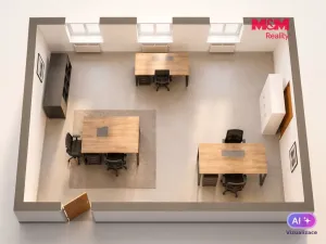 Pronájem kanceláře, Praha - Holešovice, U průhonu, 53 m2
