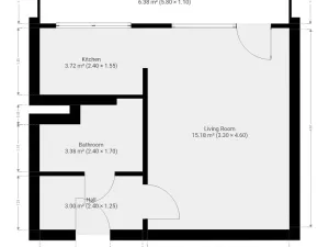 Pronájem bytu 1+kk, Praha, V Štíhlách, 34 m2