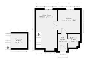 Pronájem bytu 1+1, Praha, Argentinská, 35 m2