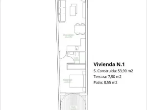 Prodej rodinného domu, San Pedro del Pinatar, Murcia, Španělsko, 53 m2