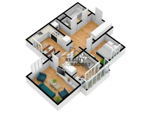 Prodej bytu 3+1, Ostrava, 30. dubna, 75 m2
