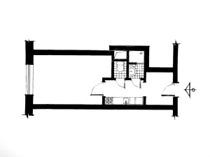 Prodej bytu 1+kk, Praha - Braník, Vavřenova, 28 m2
