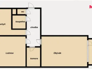 Prodej bytu 2+1, Benešov, Nová Pražská, 62 m2